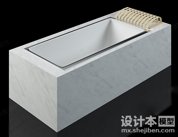 浴缸3d模型下载
