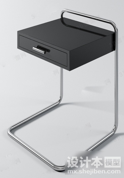 床头柜3d模型下载