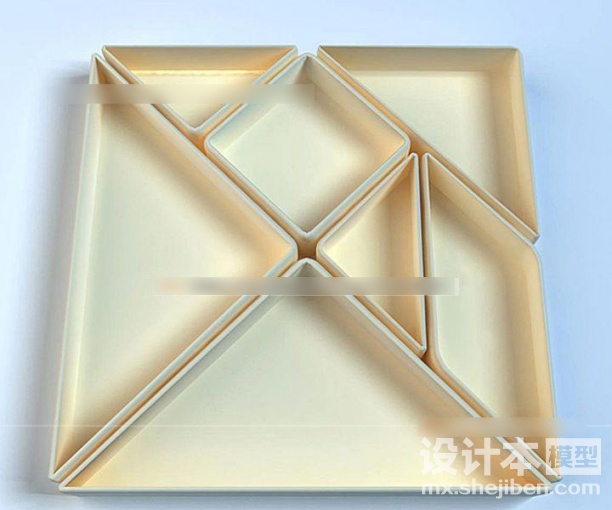 食堂餐盘3d模型下载
