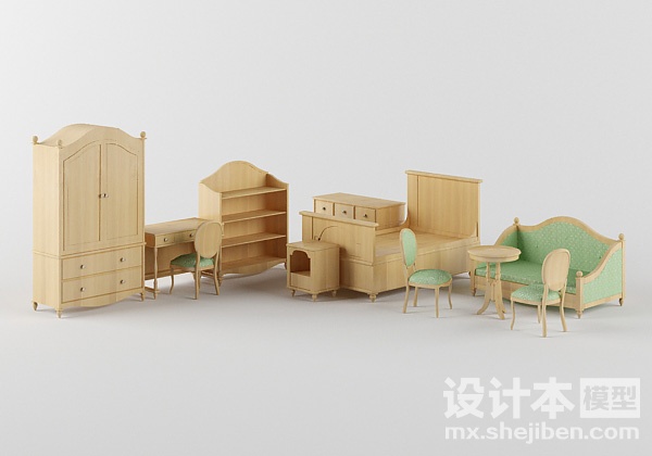 衣柜3d模型下载