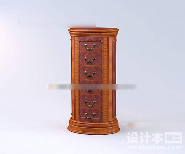 美工家具斗柜3d模型下载