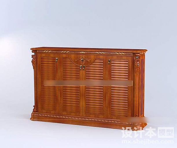 美工家具鞋柜3d模型下载