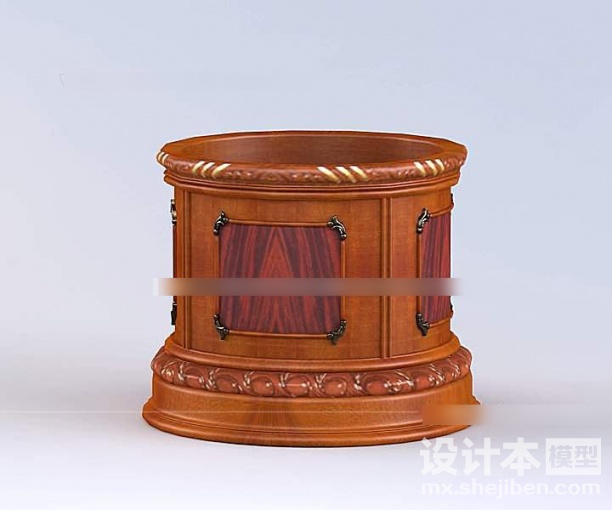 美工家具床头柜3d模型下载