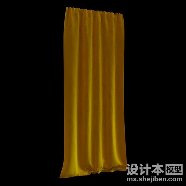 窗帘3d模型下载