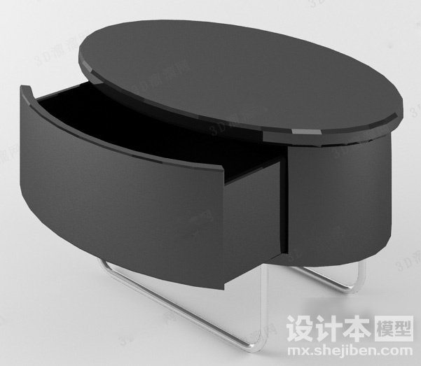 床头柜3d模型下载