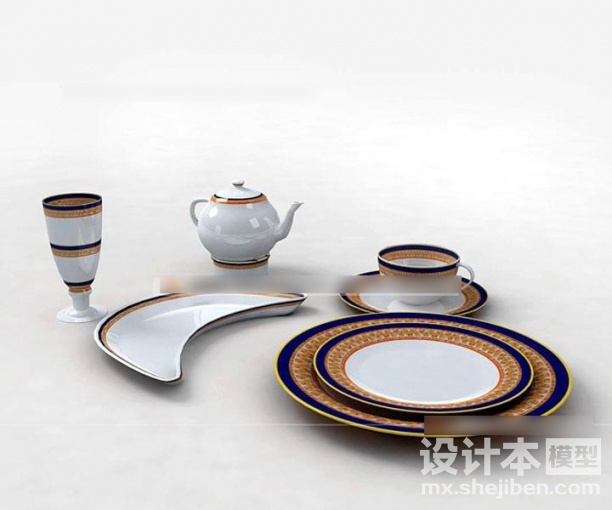 餐具3d模型下载