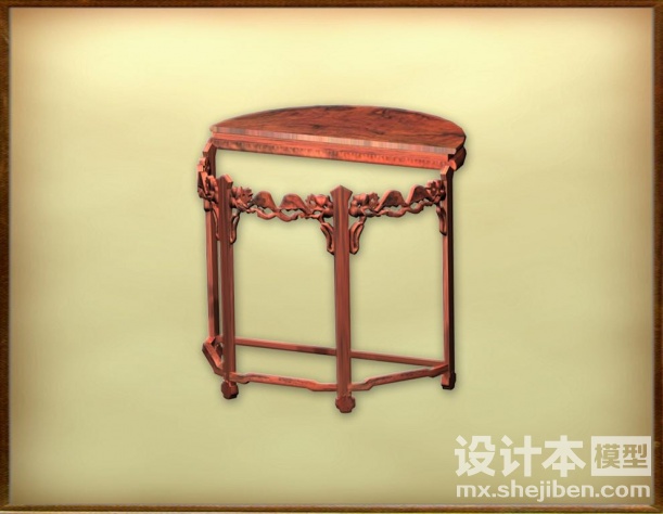 梳妆台3d模型下载