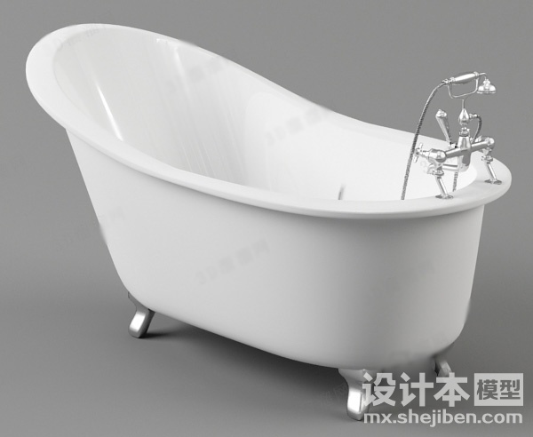 浴缸3d模型下载