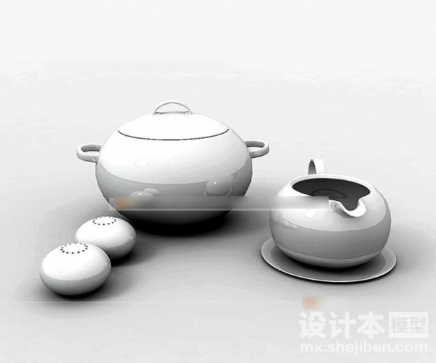 茶壶3d模型下载