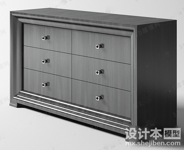 鞋柜3d模型下载