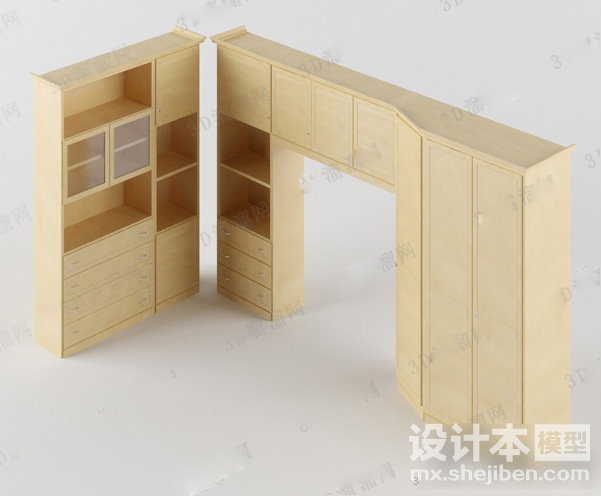 衣柜3d模型下载