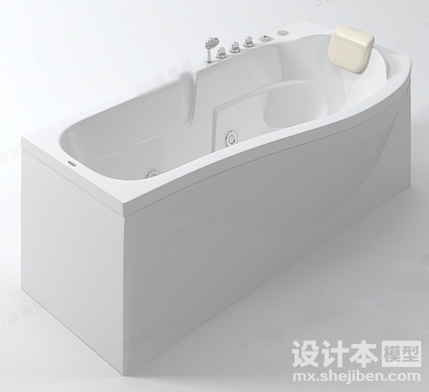 浴缸3d模型下载