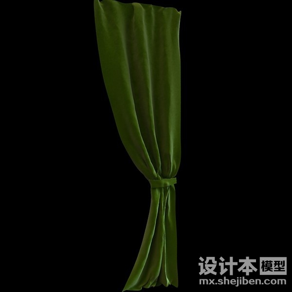窗帘3d模型下载