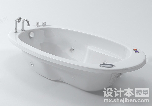 浴缸3d模型下载