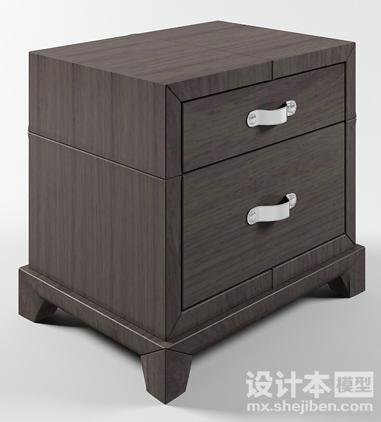 床头柜3d模型下载