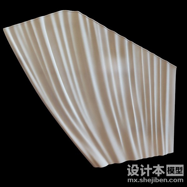 窗帘3d模型下载
