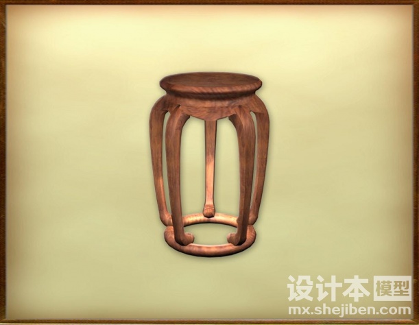 凳子3d模型下载