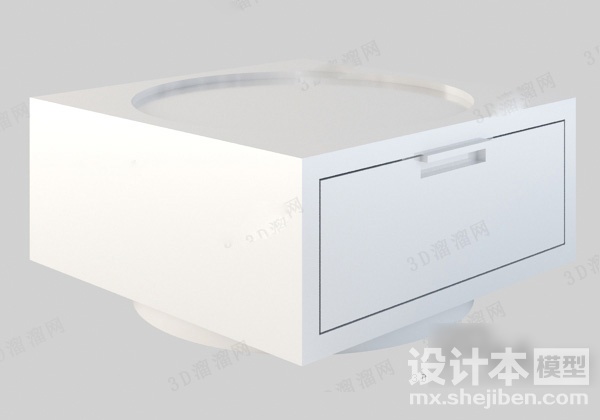 床头柜3d模型下载