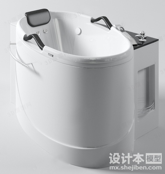 浴缸3d模型下载