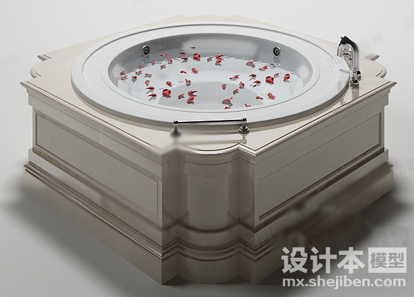 浴缸3d模型下载