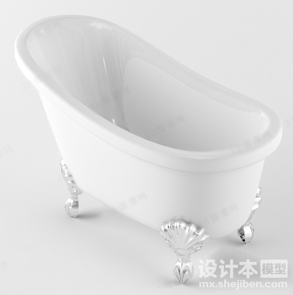 浴缸3d模型下载