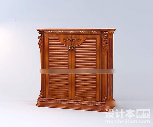 美工家具鞋柜3d模型下载