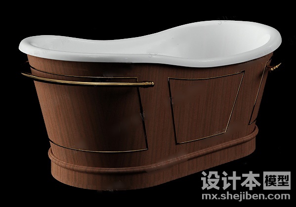 浴缸3d模型下载