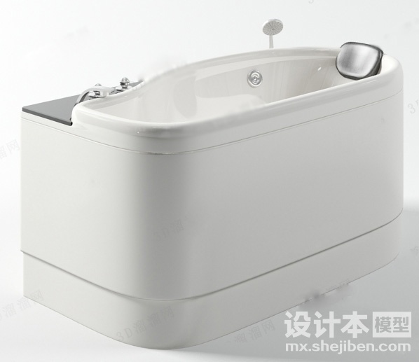 浴缸3d模型下载