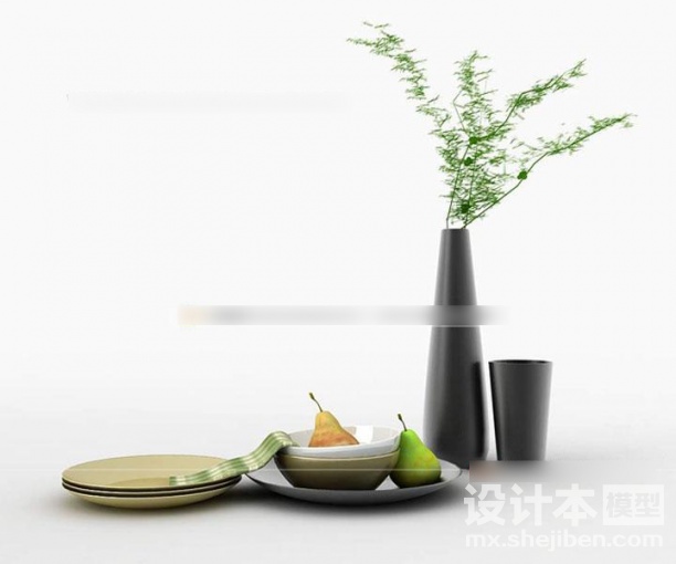 餐具3d模型下载