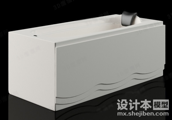浴缸3d模型下载