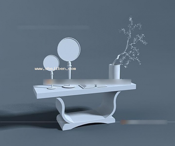 玄关端景台3d模型下载