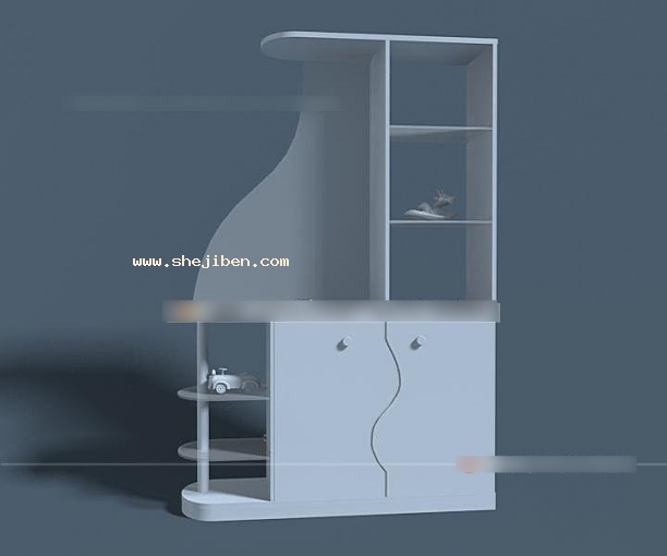 玄关端景台3d模型下载