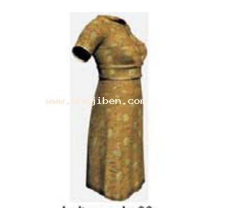 女士衣服3d模型下载