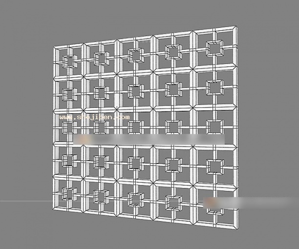 低矮隔断3d模型下载
