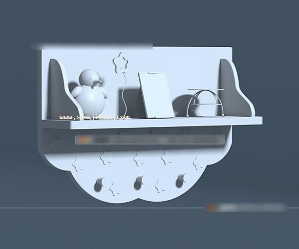 装饰架3d模型下载