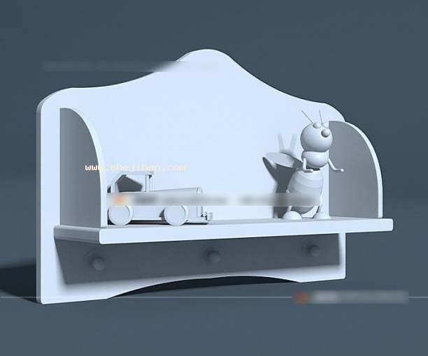 装饰架3d模型下载