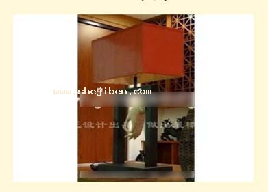 台灯3d模型下载