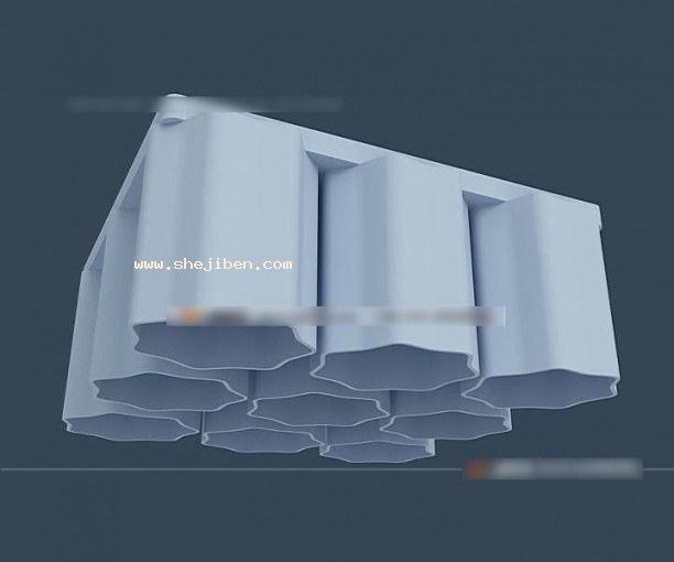 吸顶灯3d模型下载