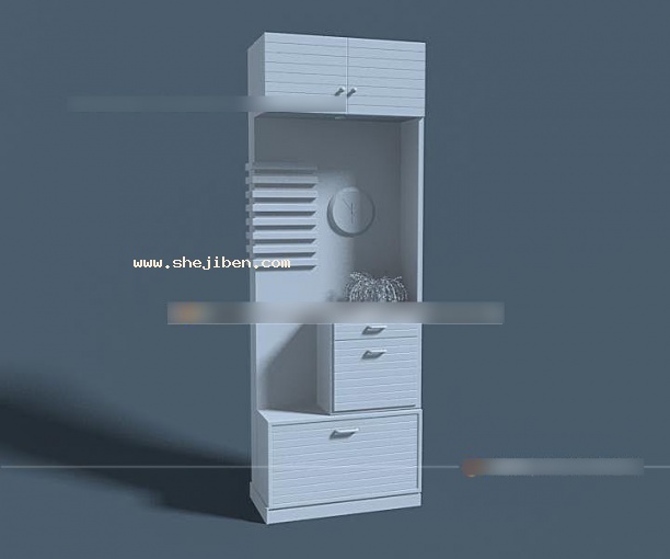 玄关端景台3d模型下载