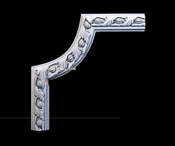 欧式线条3d模型下载