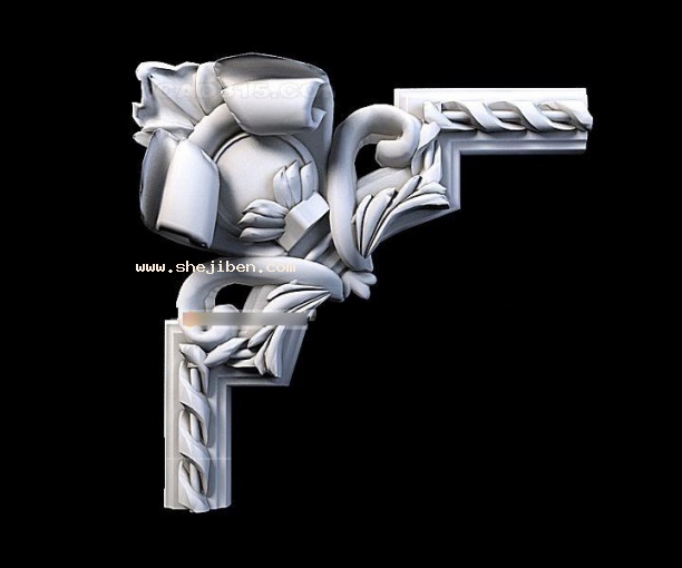 欧式线条3d模型下载