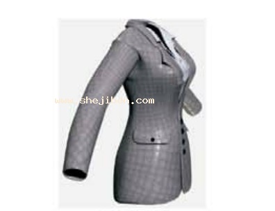 女人服装3d模型下载
