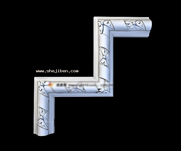 欧式线条3d模型下载