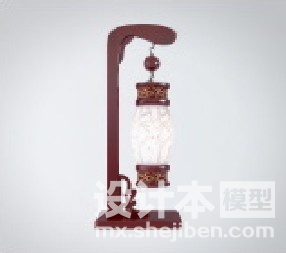中式灯3d模型下载