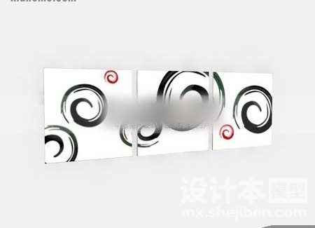 组合画3d模型下载