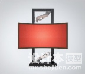 中式灯3d模型下载