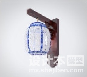 中式灯3d模型下载