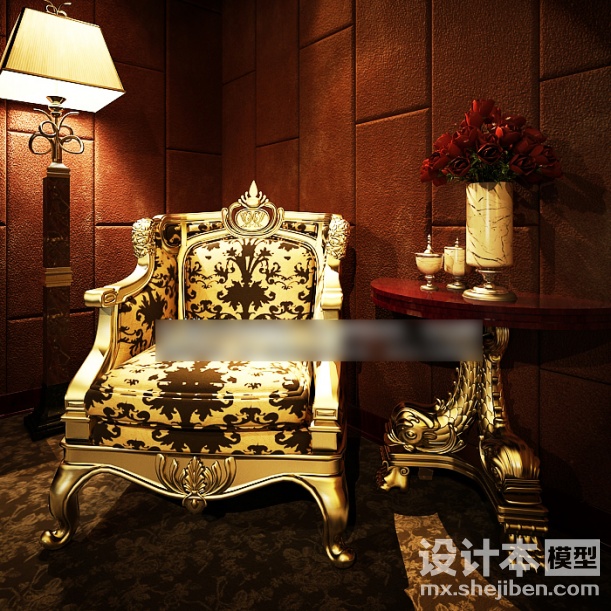 沙发8753d模型下载
