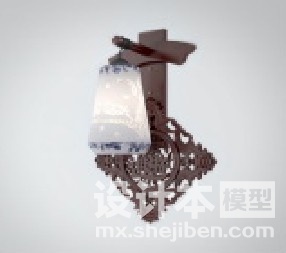 中式灯3d模型下载