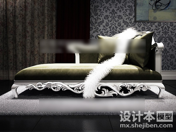 沙发8773d模型下载